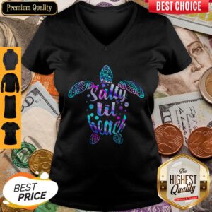 Alternative view of Nice Turtle Salty Lil Beach Shirt