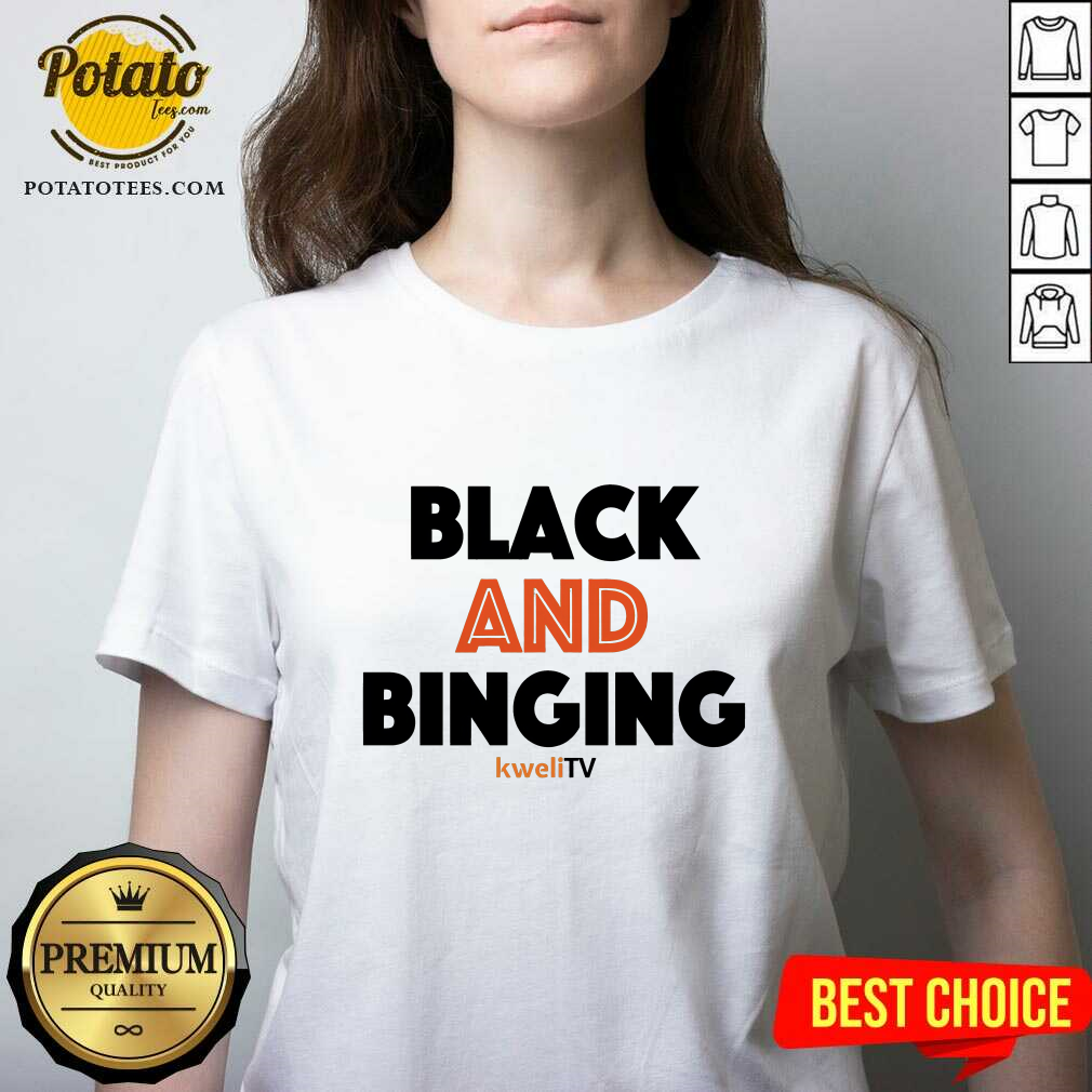 KweliTV Black & Binging T-Shirt - Image 5