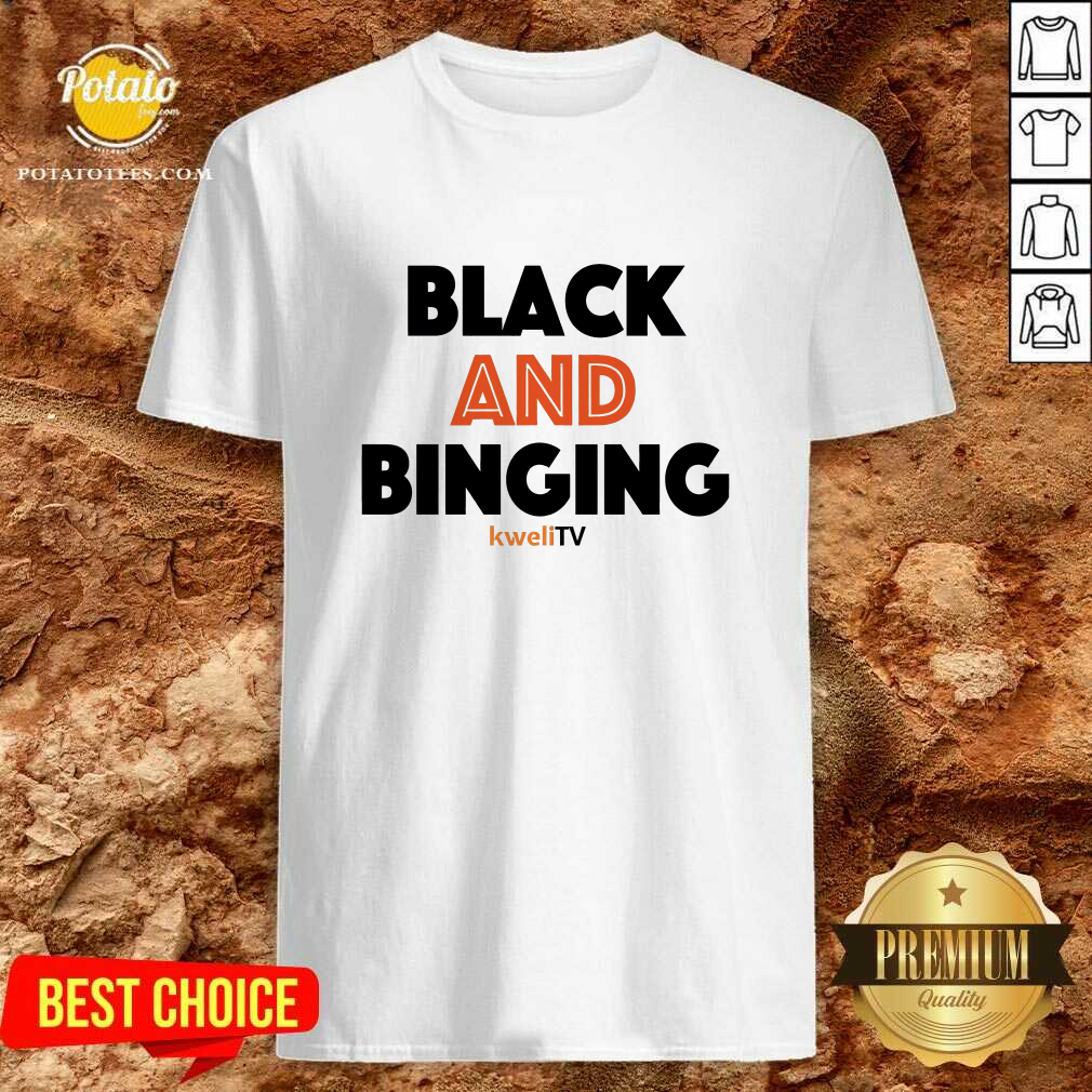 KweliTV Black & Binging T-Shirt