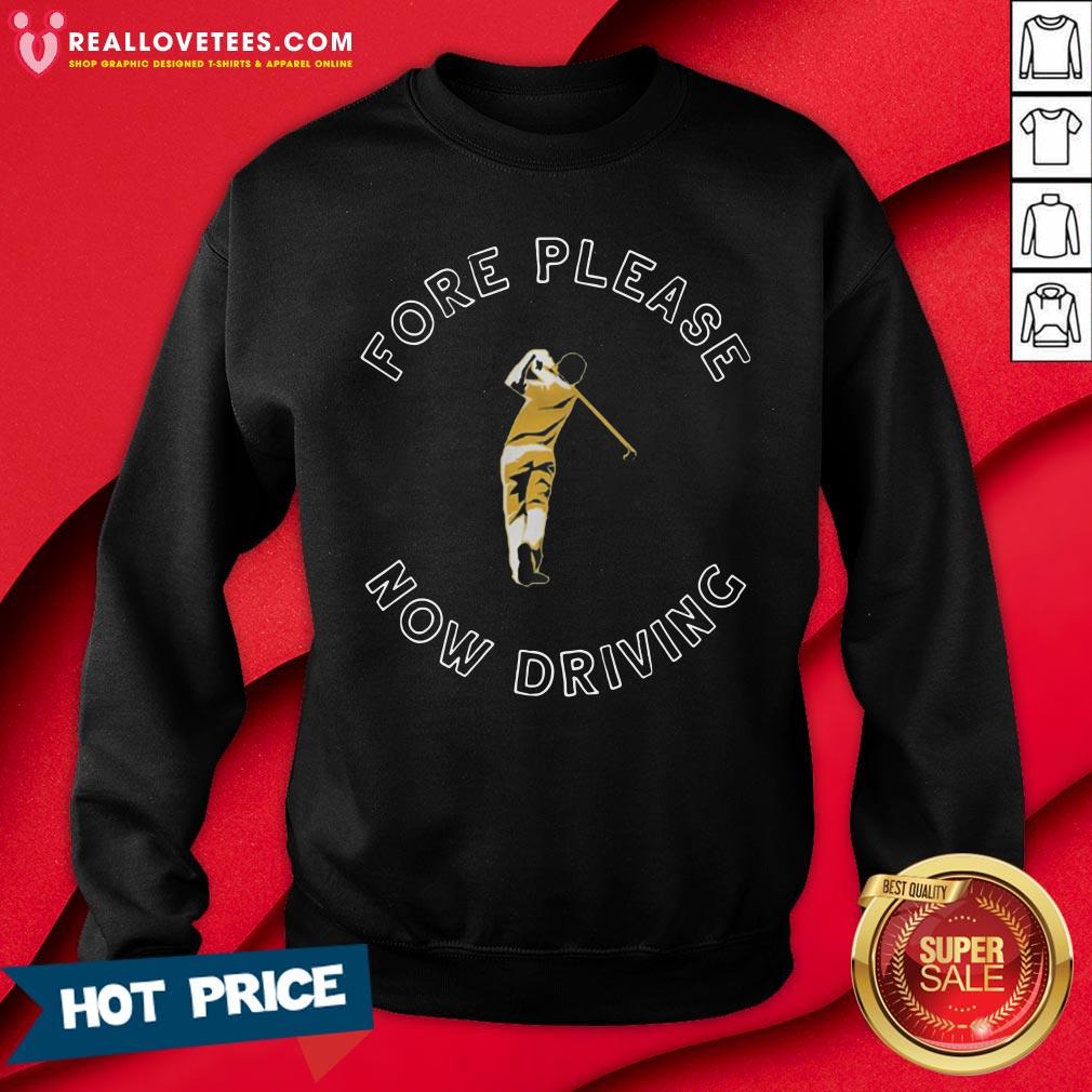 Sweet Fore Please Now Driving Golf Shirt - Image 3