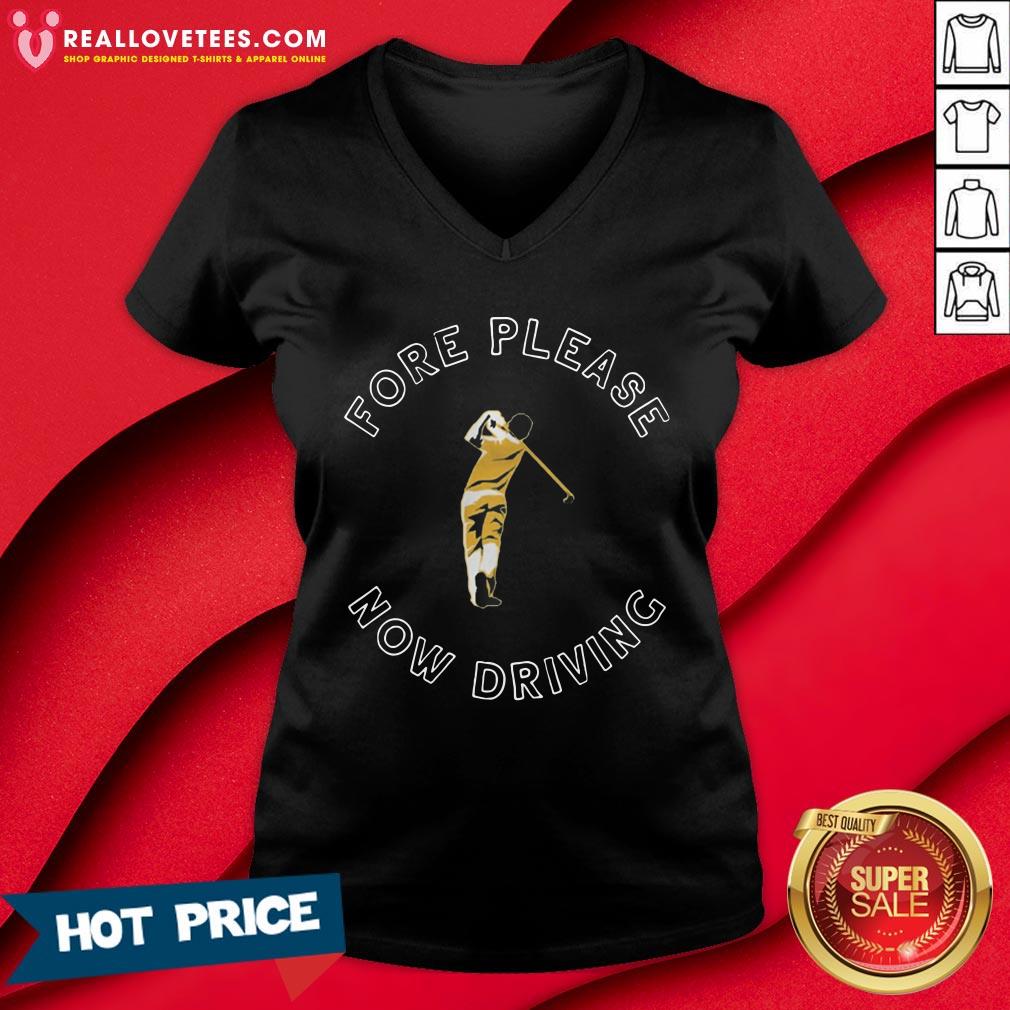 Sweet Fore Please Now Driving Golf Shirt - Image 5