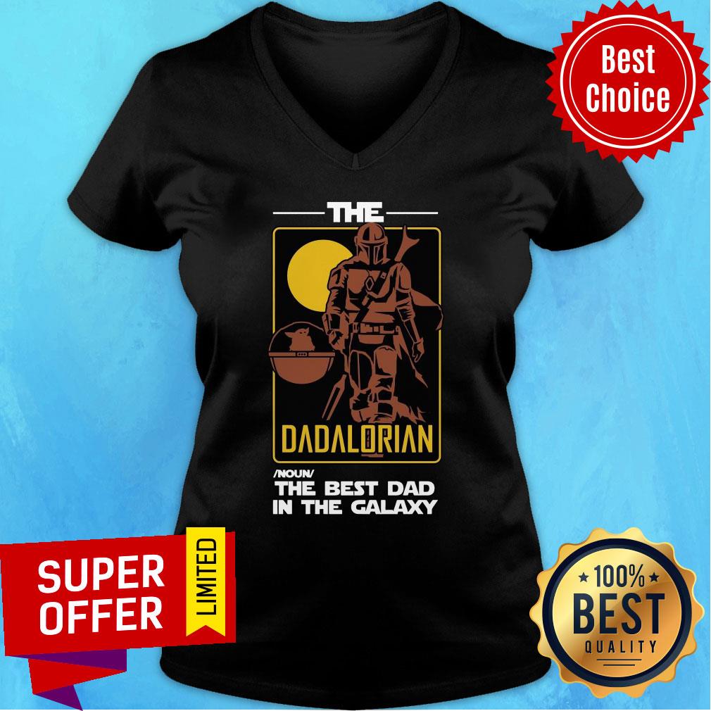 The Dadalorian Best Dad In Galaxy Shirt - Image 2
