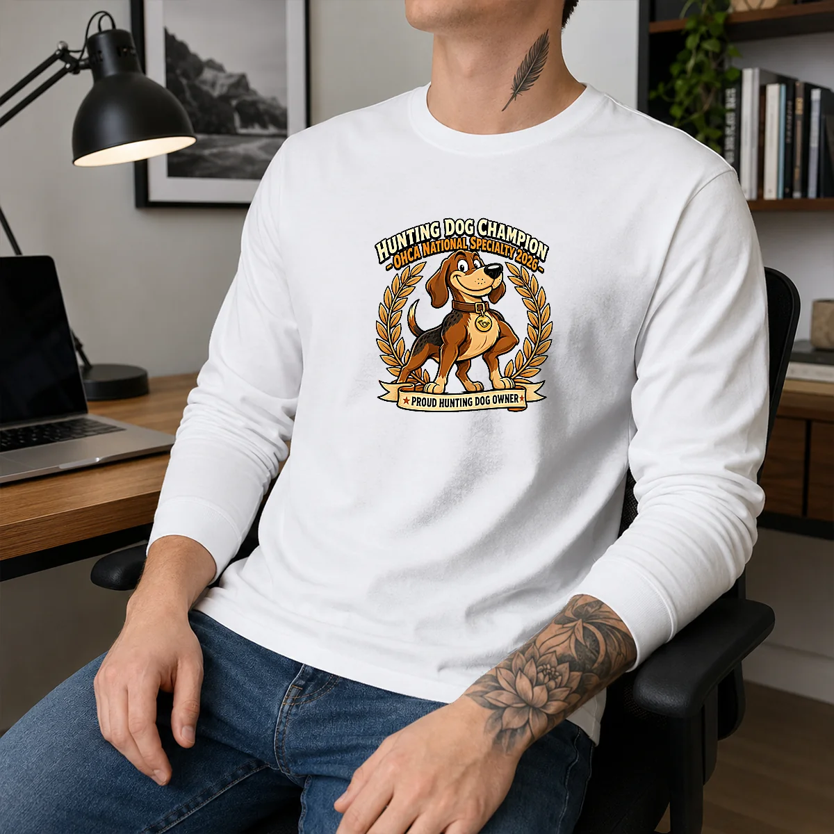 Nice OHCA National Specialty Hunting Dog Pride Cartoon Shirt - Image 3