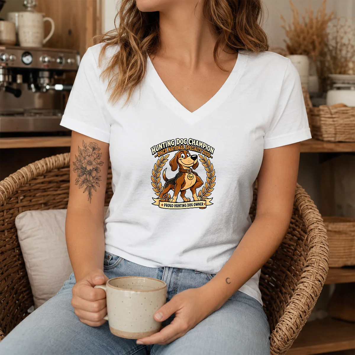Nice OHCA National Specialty Hunting Dog Pride Cartoon Shirt - Image 8