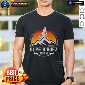 Pretty Hors Cat Alpe d'Huez 1860M Cycling T-Shirt