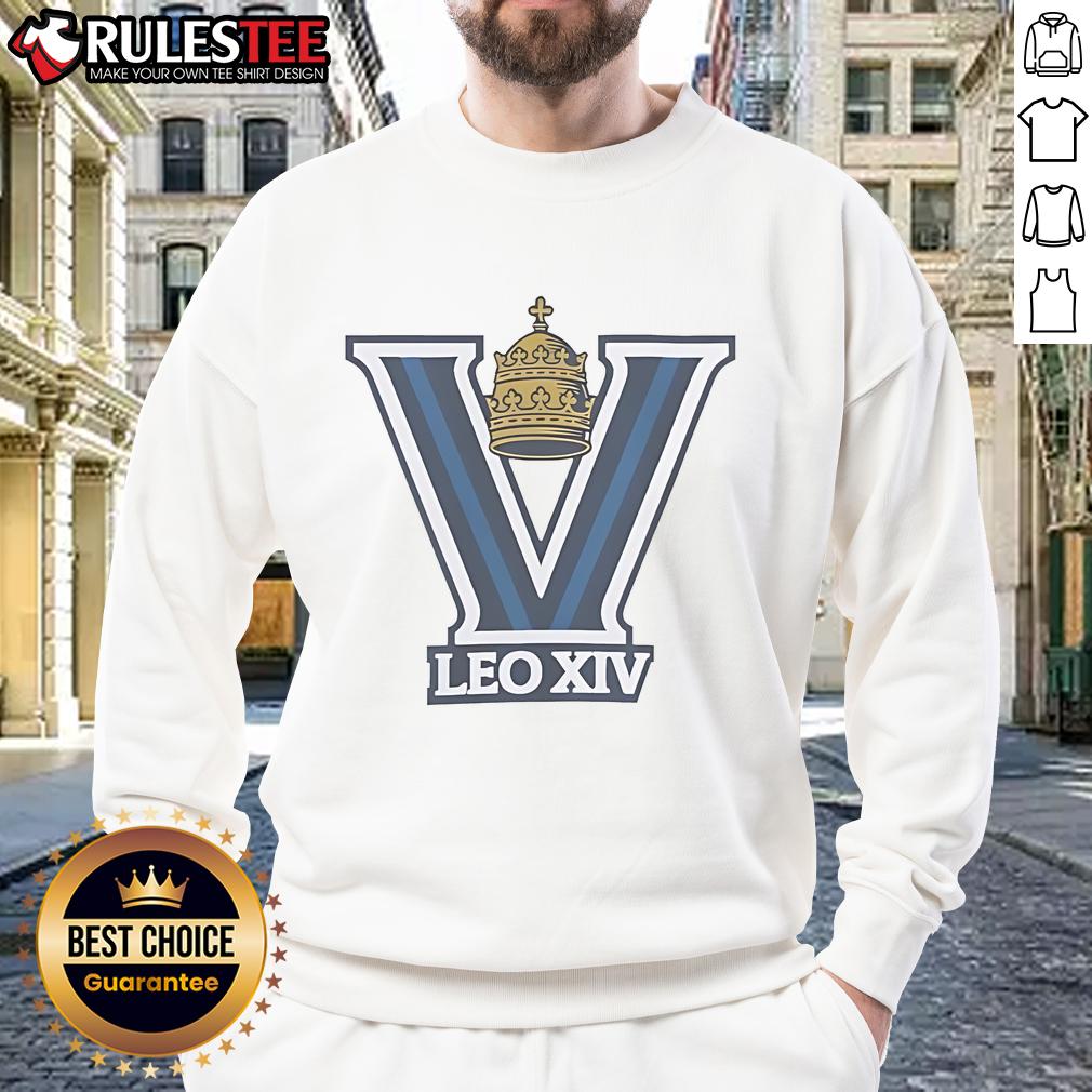 Awesome Pope Leo XIV Villanova Shirt Nova Knicks Nova Pope T-Shirt - Image 5