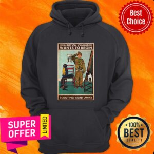Alternative view of Awesome A Boy On Joining Wants To Begin Scouting Right Away Shirt