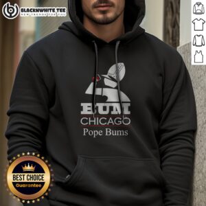 Alternative view of Hot Bum Chicago Pope Bums Logo Shirt