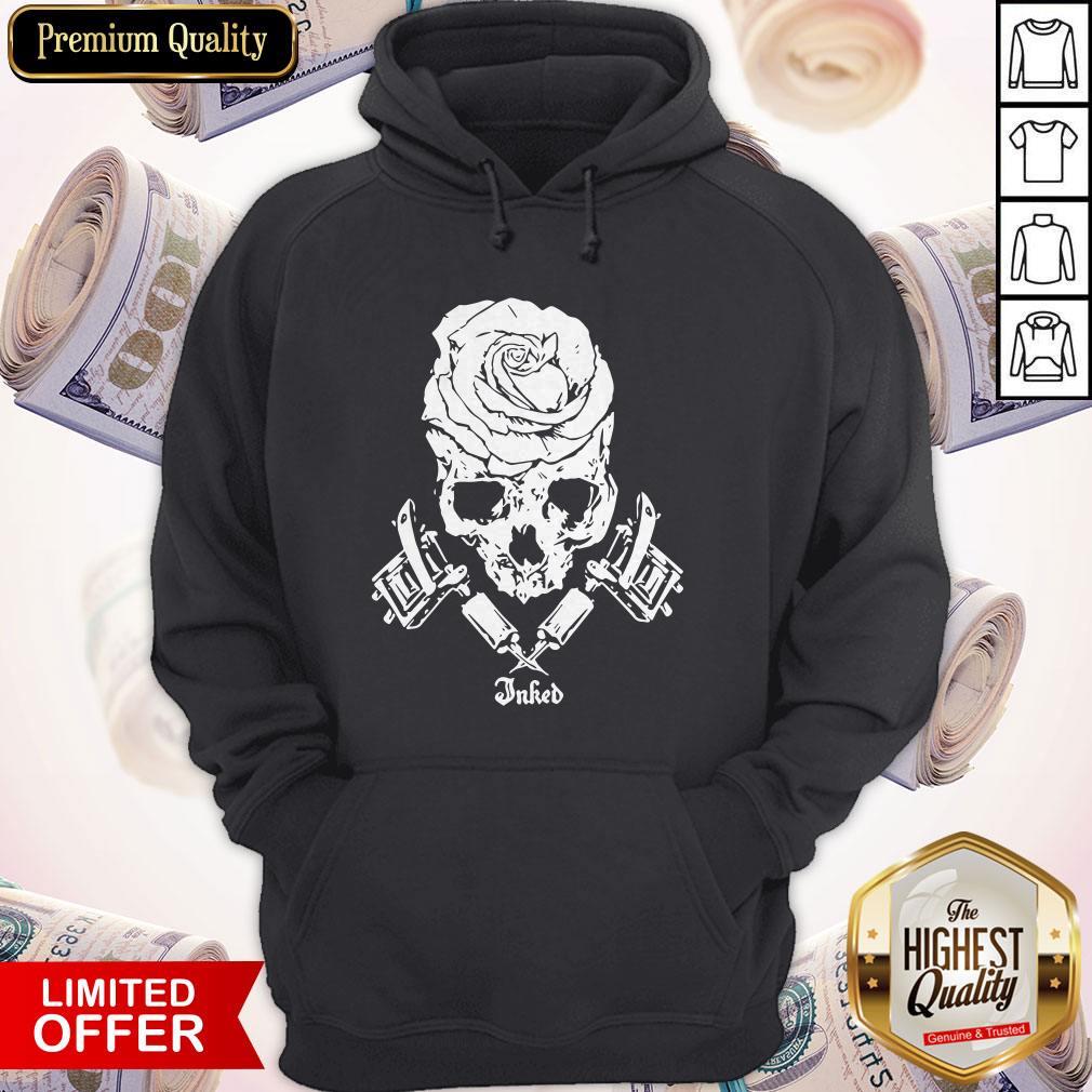 Top Skull Floral Jnked Shirt - Image 3