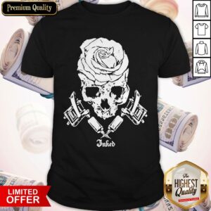Top Skull Floral Jnked Shirt