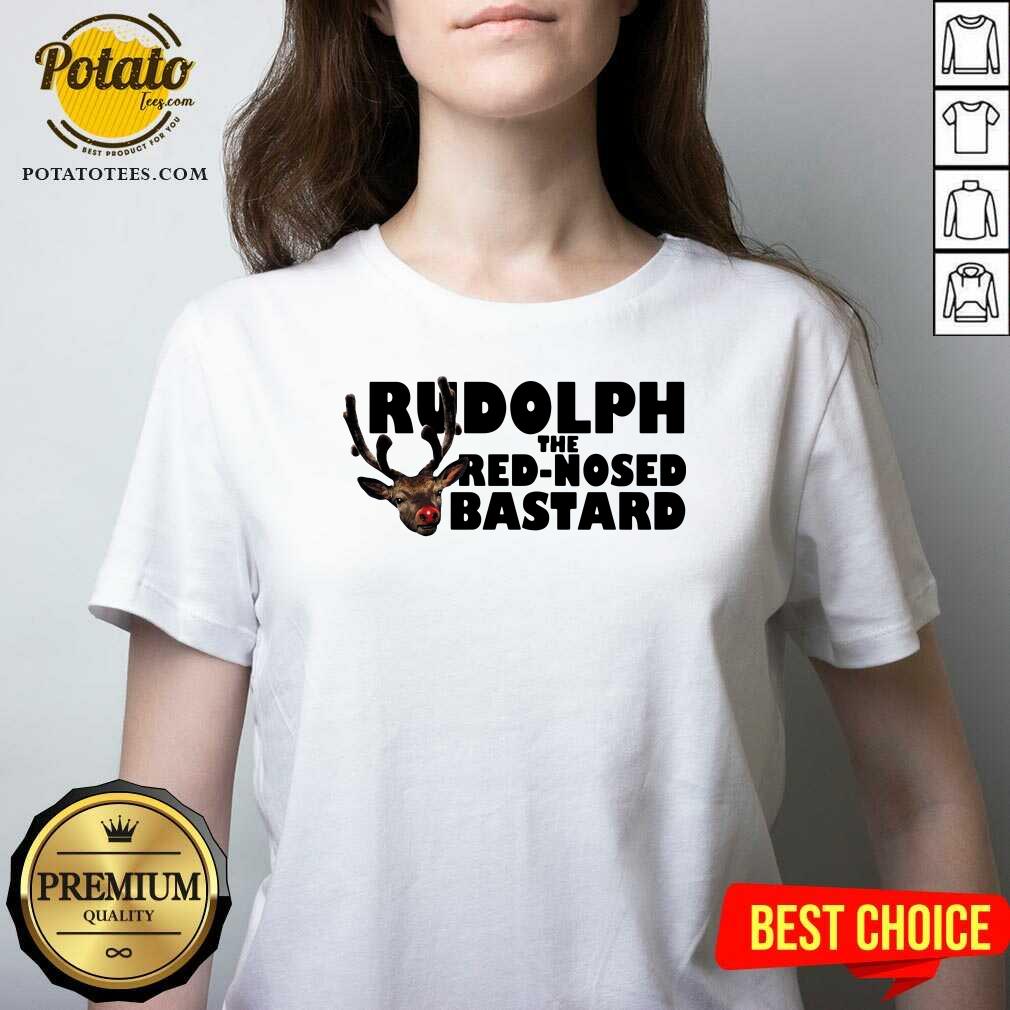 Awesome Rudolph The Red Nosed Bastard Shirt - Image 2