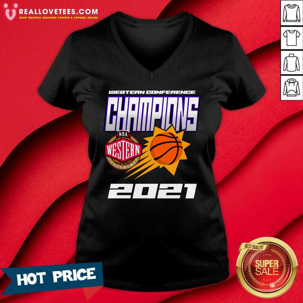 Phoenix Suns Western Conference Champions Nba Western 2021 Shirt - Image 2
