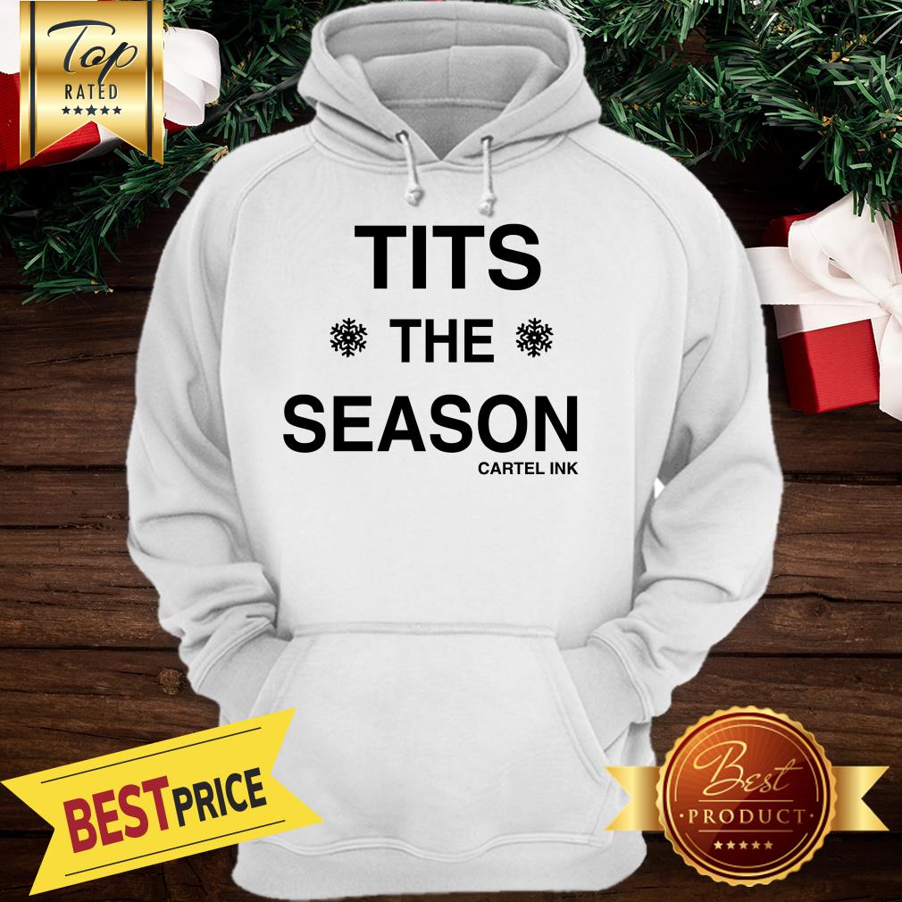 Tits The Season Racerback Tank By Cartel Ink Christmas Shirt - Image 5