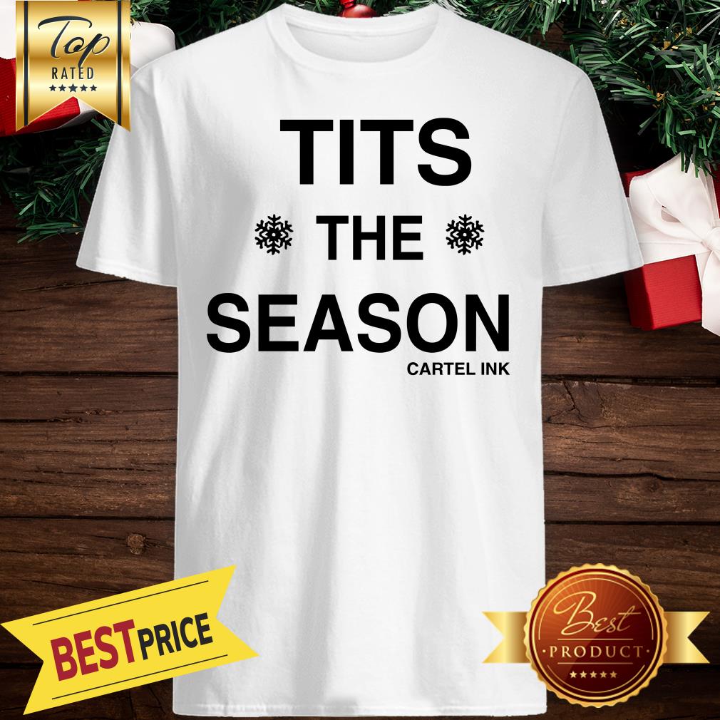 Tits The Season Racerback Tank By Cartel Ink Christmas Shirt