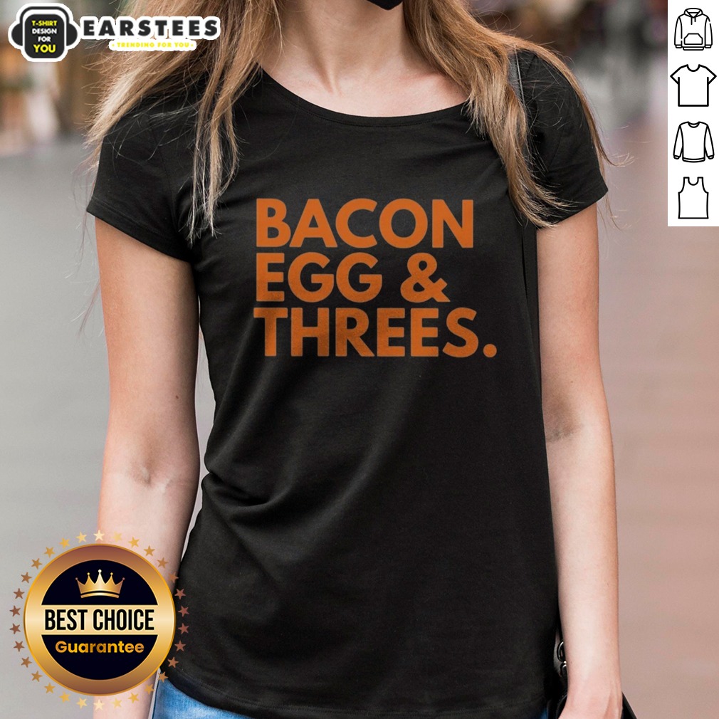 Top Bacon Egg Threes Shirt - Image 3