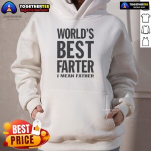 Alternative view of Nice Worlds Best Farter I Mean Father T-Shirt
