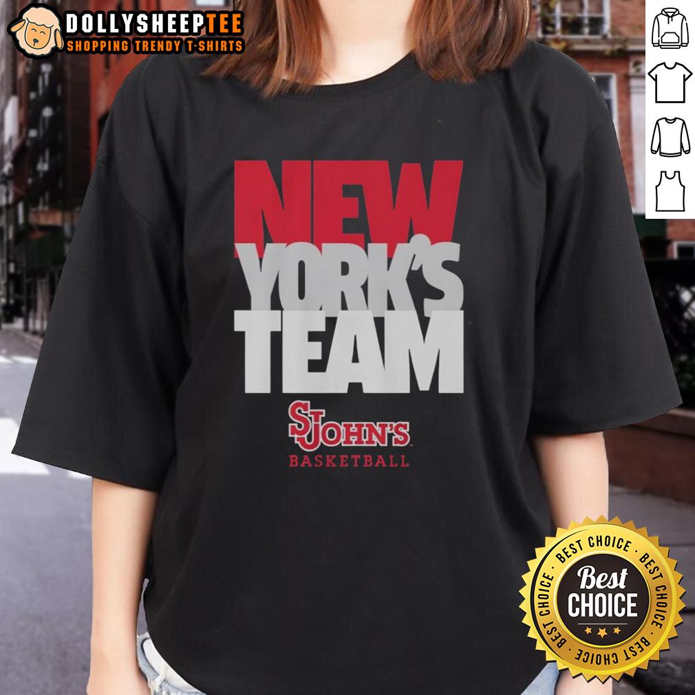 Original New York's Team Text Stack St John's Red Storm T-Shirt - Image 3