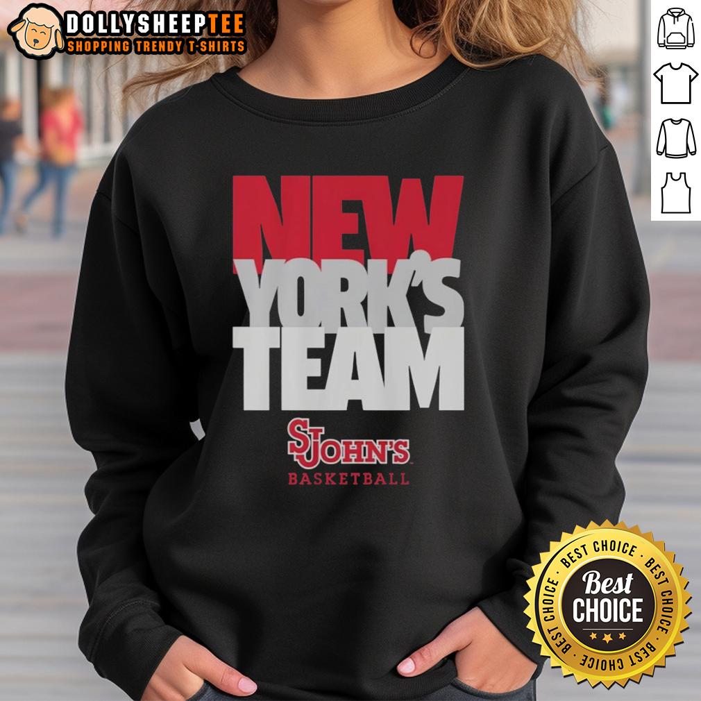 Original New York's Team Text Stack St John's Red Storm T-Shirt - Image 5