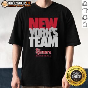 Original New York's Team Text Stack St John's Red Storm T-Shirt