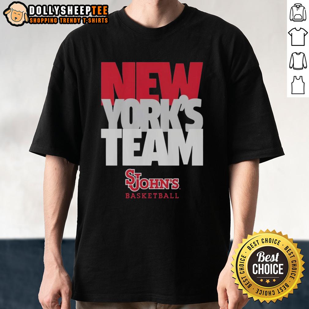 Original New York's Team Text Stack St John's Red Storm T-Shirt