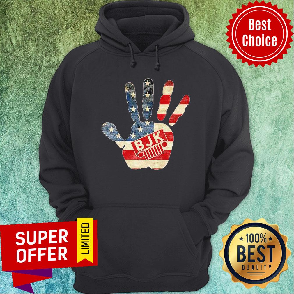 BJK Jeep Hand American Flag Shirt - Image 5