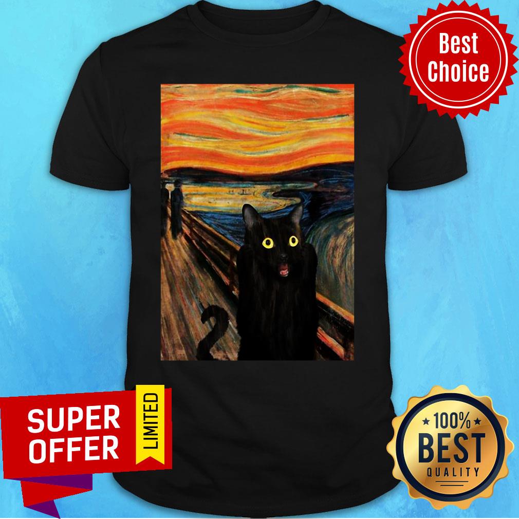 Cat Expressionism Painting Shirt