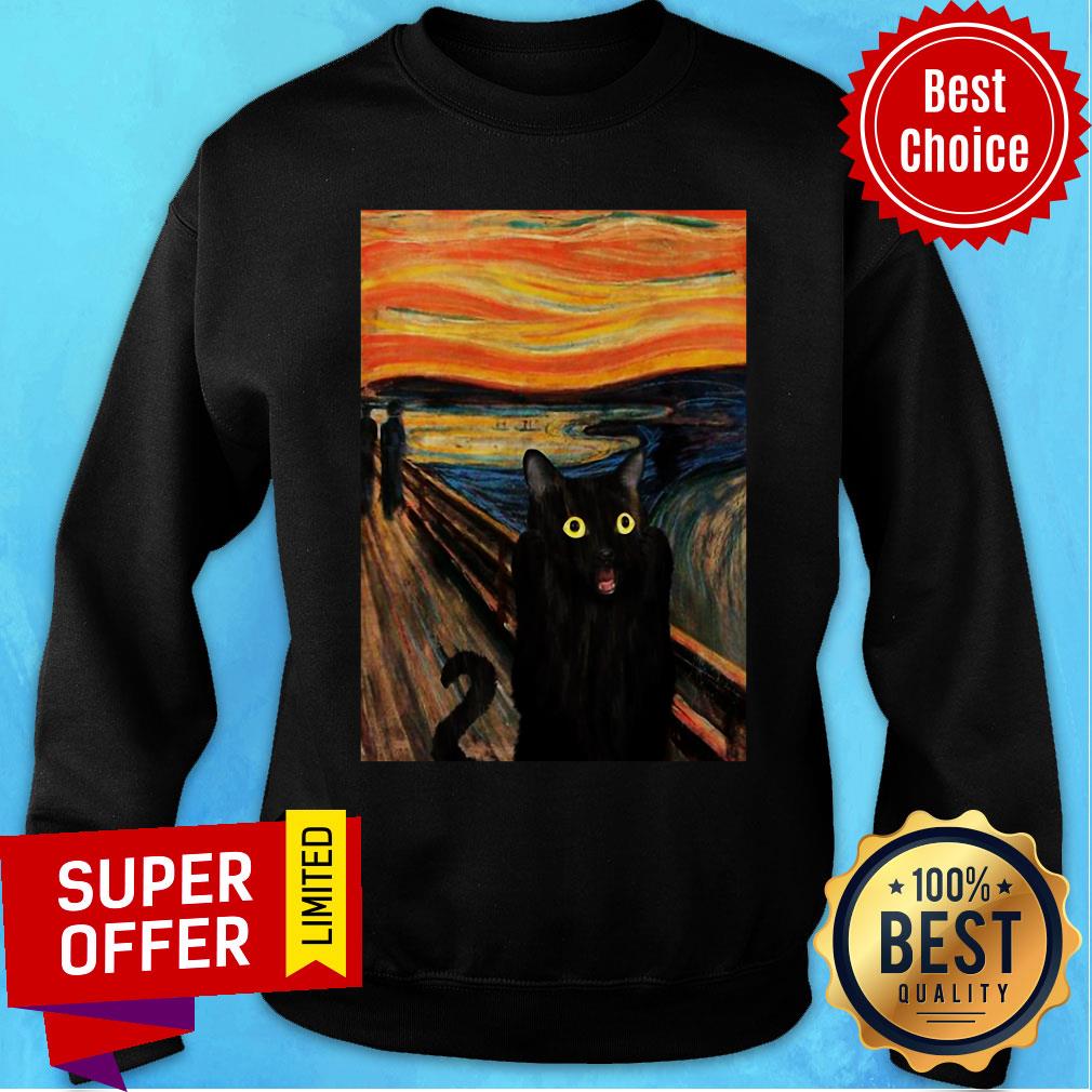 Cat Expressionism Painting Shirt - Image 4