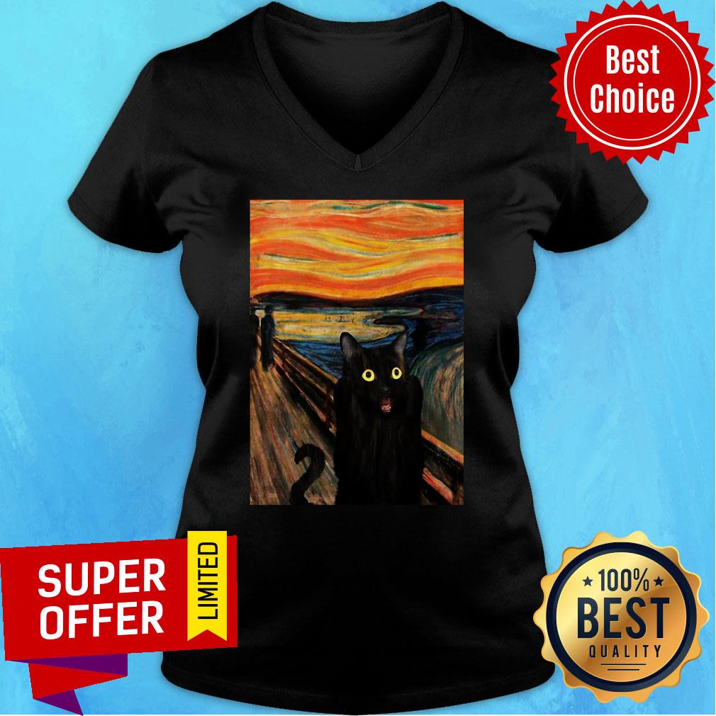 Cat Expressionism Painting Shirt - Image 2