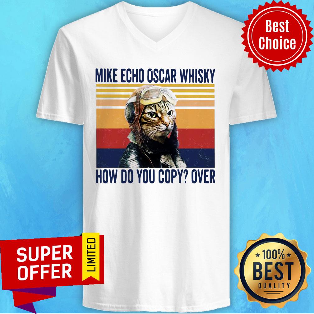 Cat Mike Echo Oscar Whisky How Do You Copy Over Vintage Shirt - Image 2