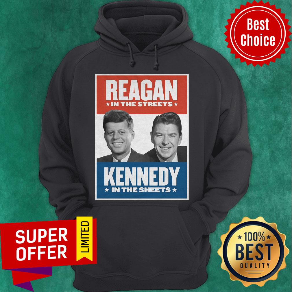 Premium Vintage Reagan In The Streets Kennedy In The Sheets Shirt - Image 3