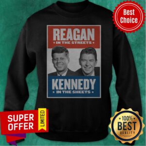 Alternative view of Premium Vintage Reagan In The Streets Kennedy In The Sheets Shirt