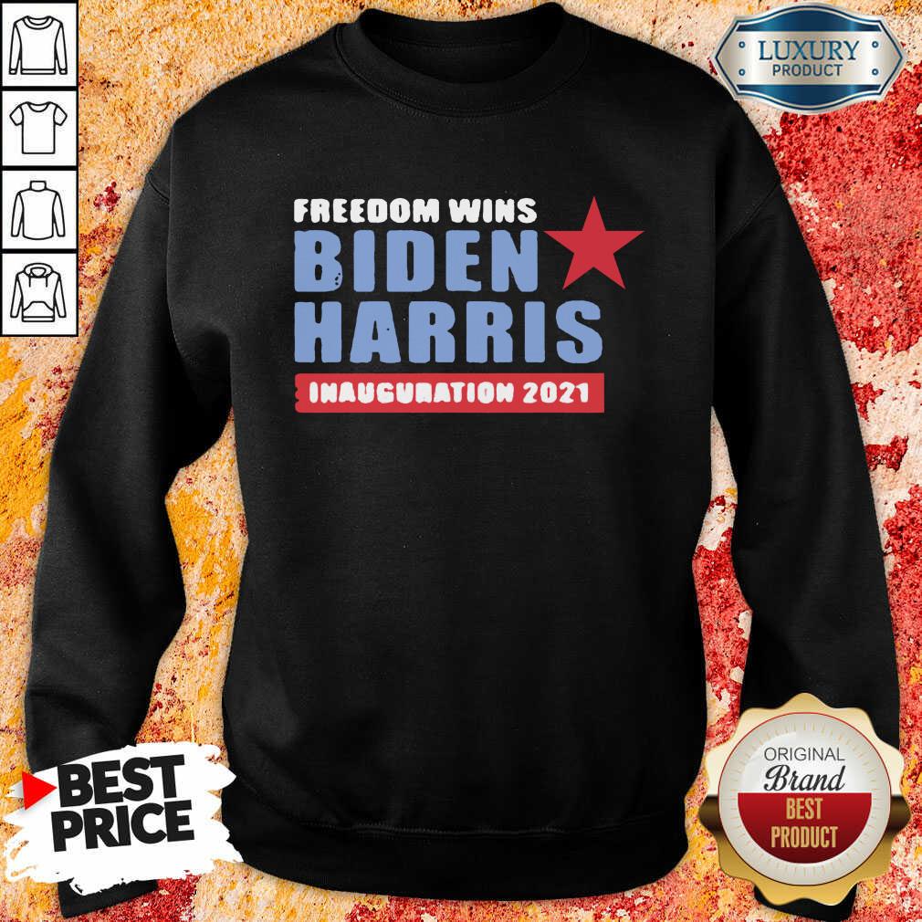 Freedom Wins Biden Harris Inauguration 2021 Shirt - Image 5