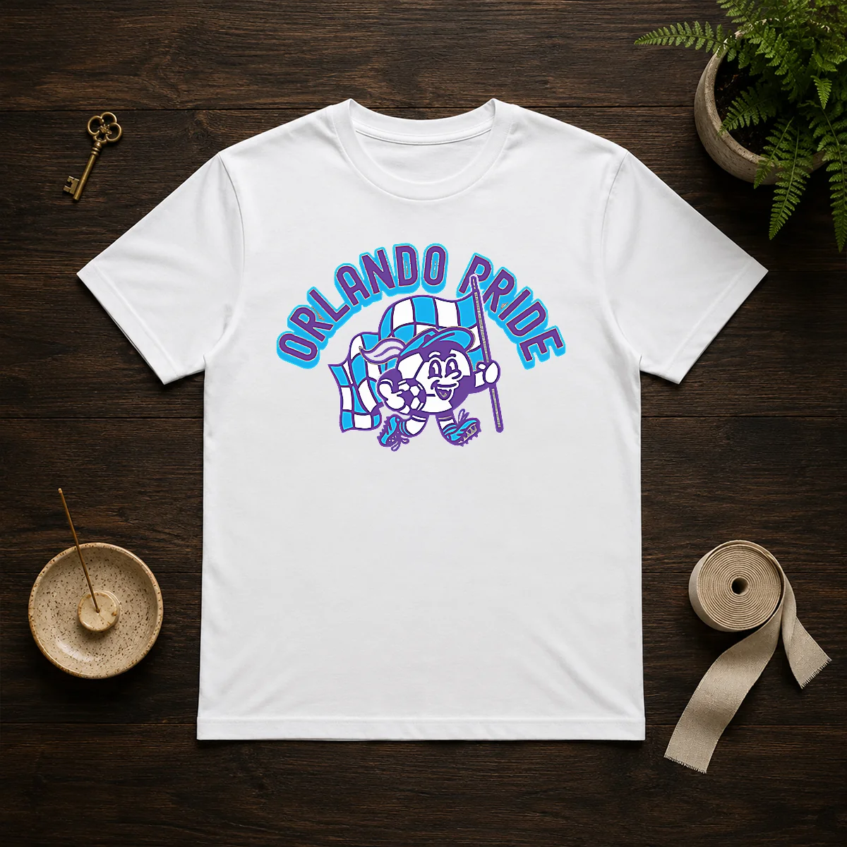Good Kid'S Orlando Pride Soccer Player Grey Shirt