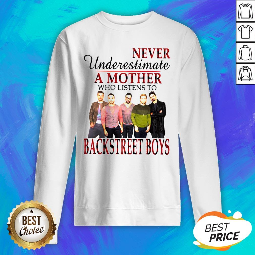 Never Underestimate A Mother Who Listens To Backstreet Boys Shirt - Image 2