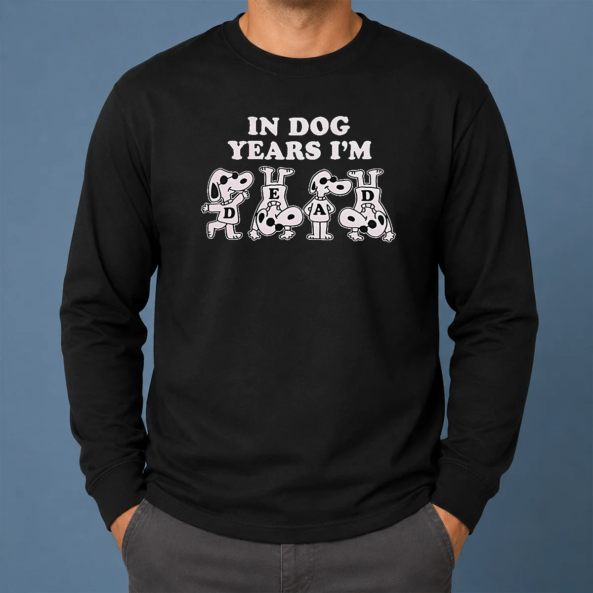 Original Awesome Snoopy In Dog Years I'm Dead Cartoon Dogs Shirt - Image 6
