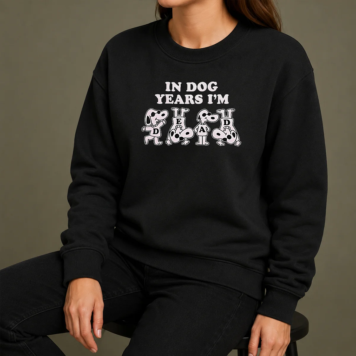 Original Awesome Snoopy In Dog Years I'm Dead Cartoon Dogs Shirt - Image 7