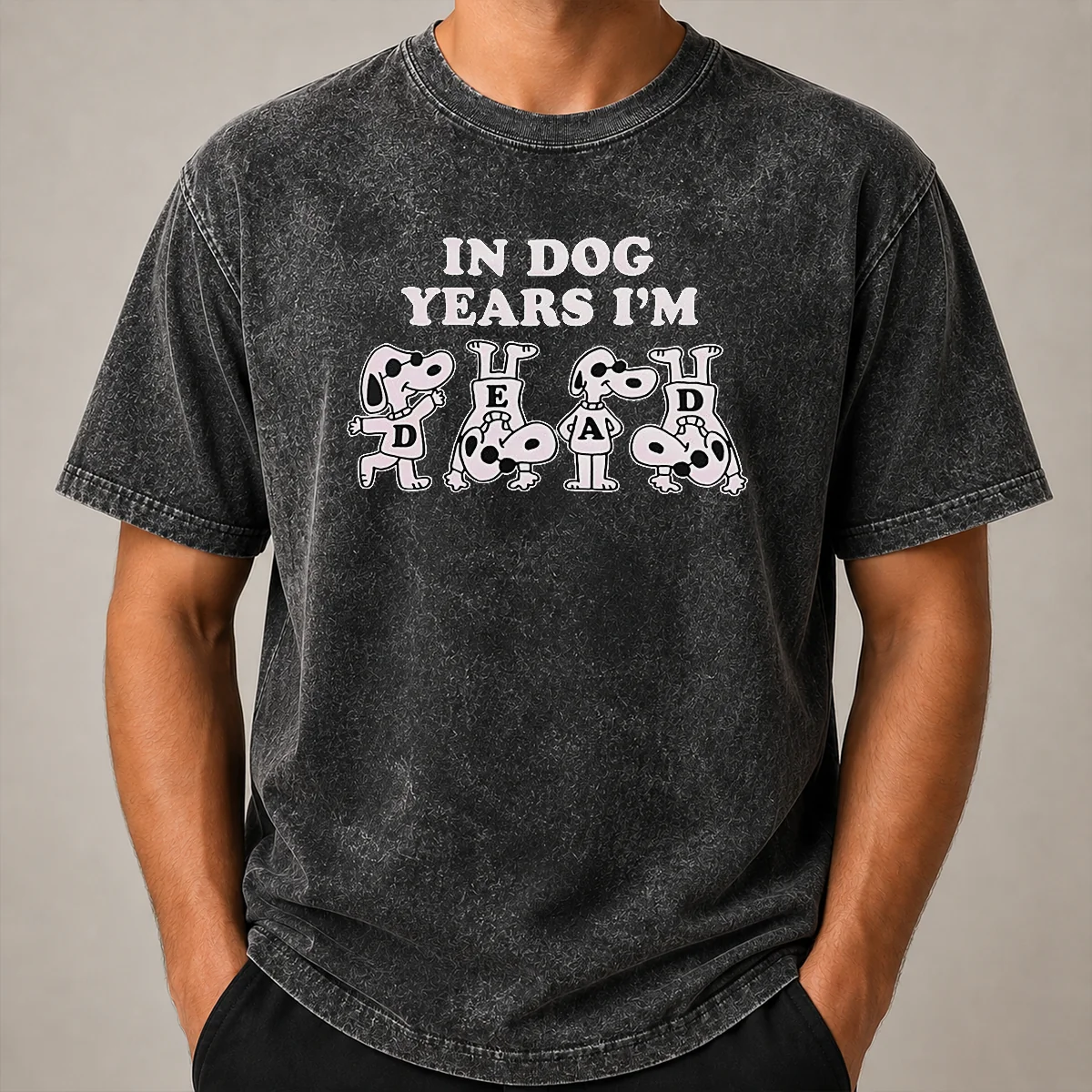 Original Awesome Snoopy In Dog Years I'm Dead Cartoon Dogs Shirt - Image 8