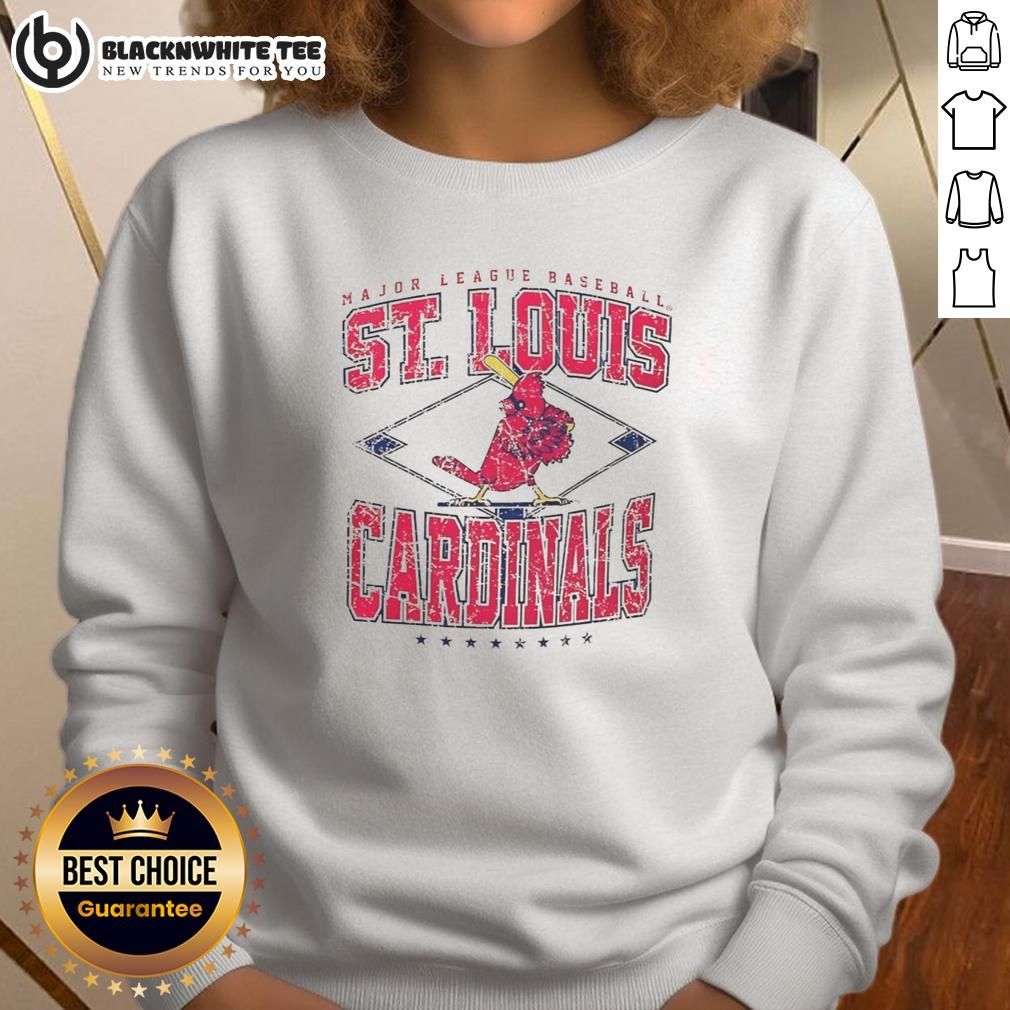 Awesome St Louis Cardinals Major League Baseball Cooperstown Diamond T-Shirt - Image 5
