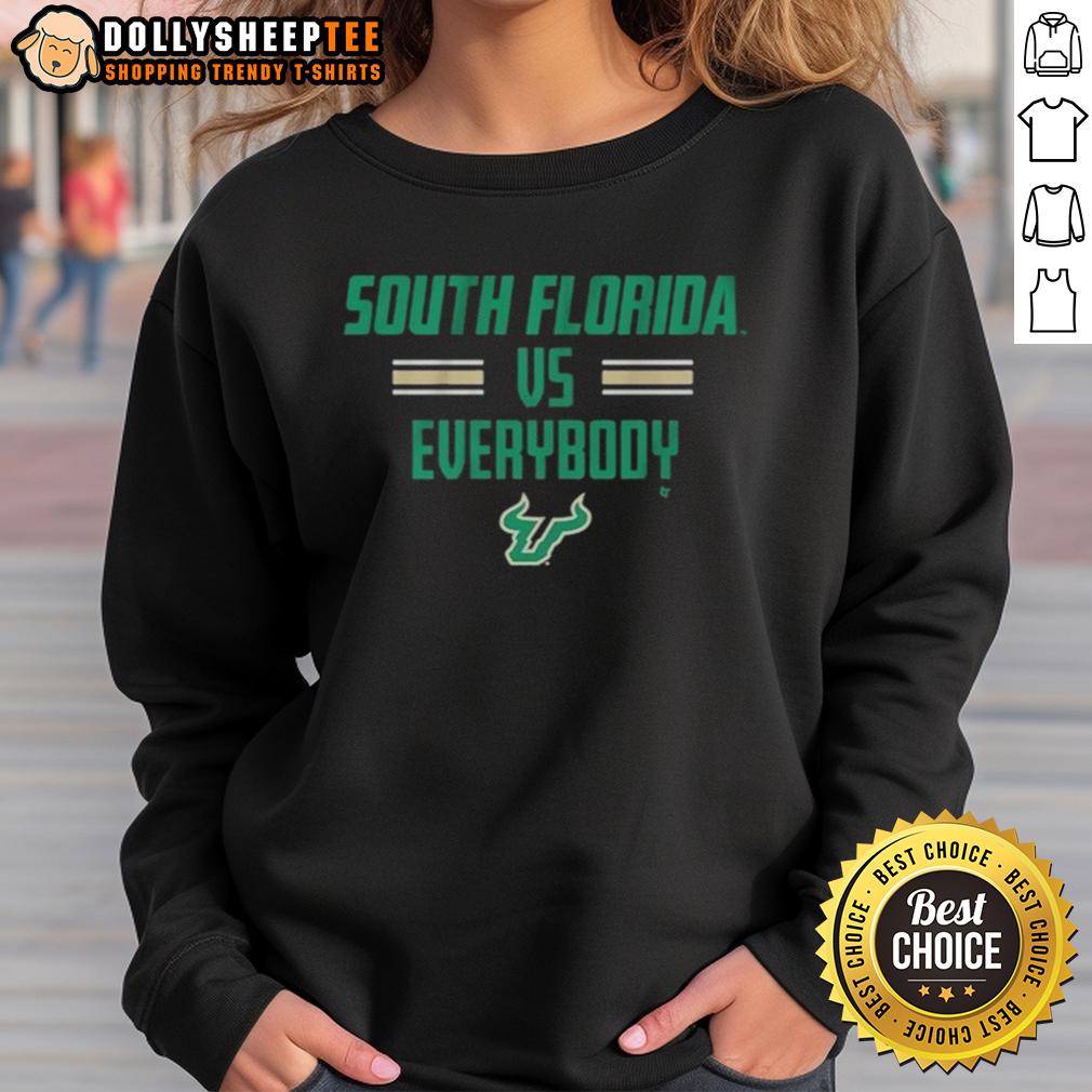 Official South Florida Bulls USF South Florida Vs Everybody T-Shirt - Image 5