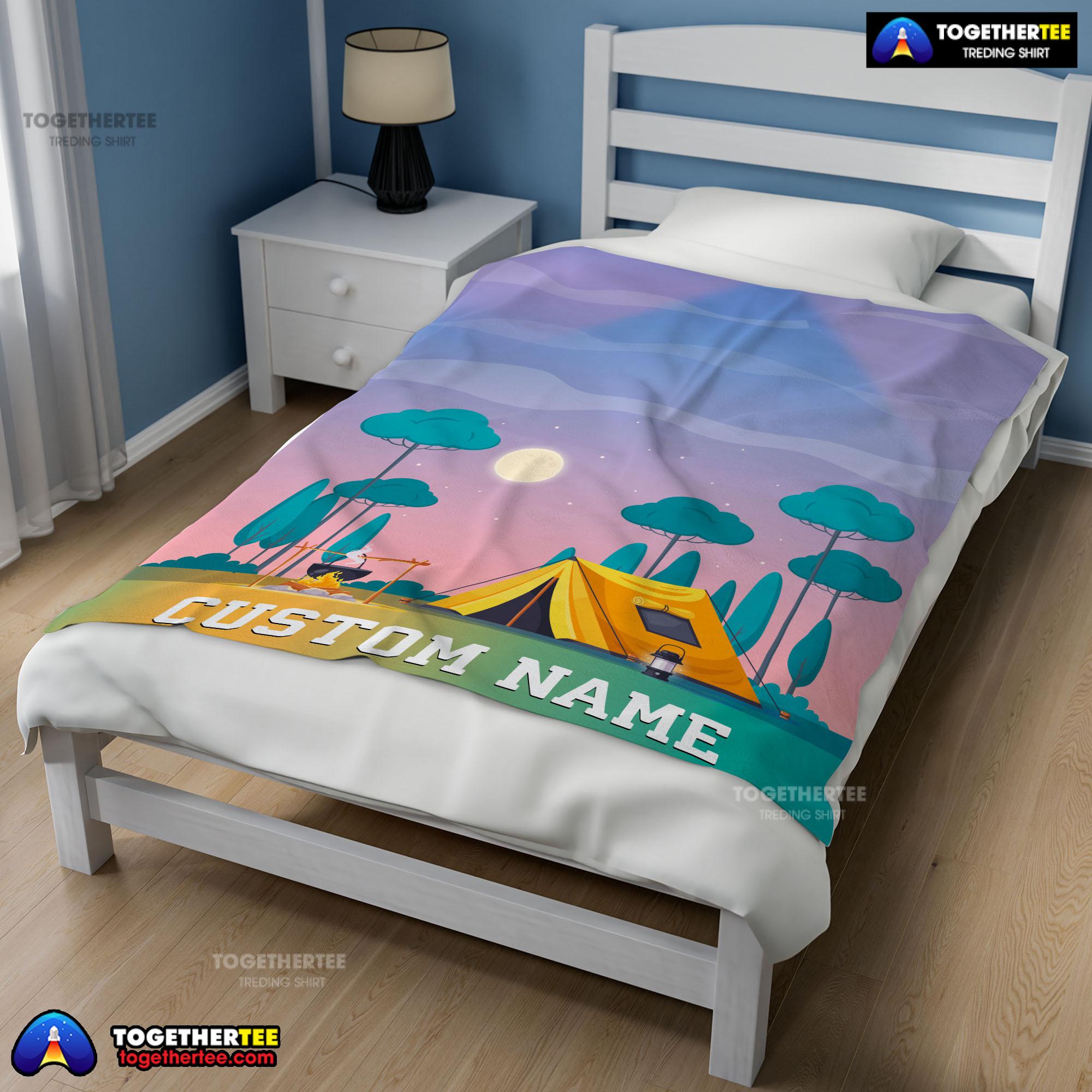 Outdoor Adult Kid Colorful Camping Customized Blanket - Image 2
