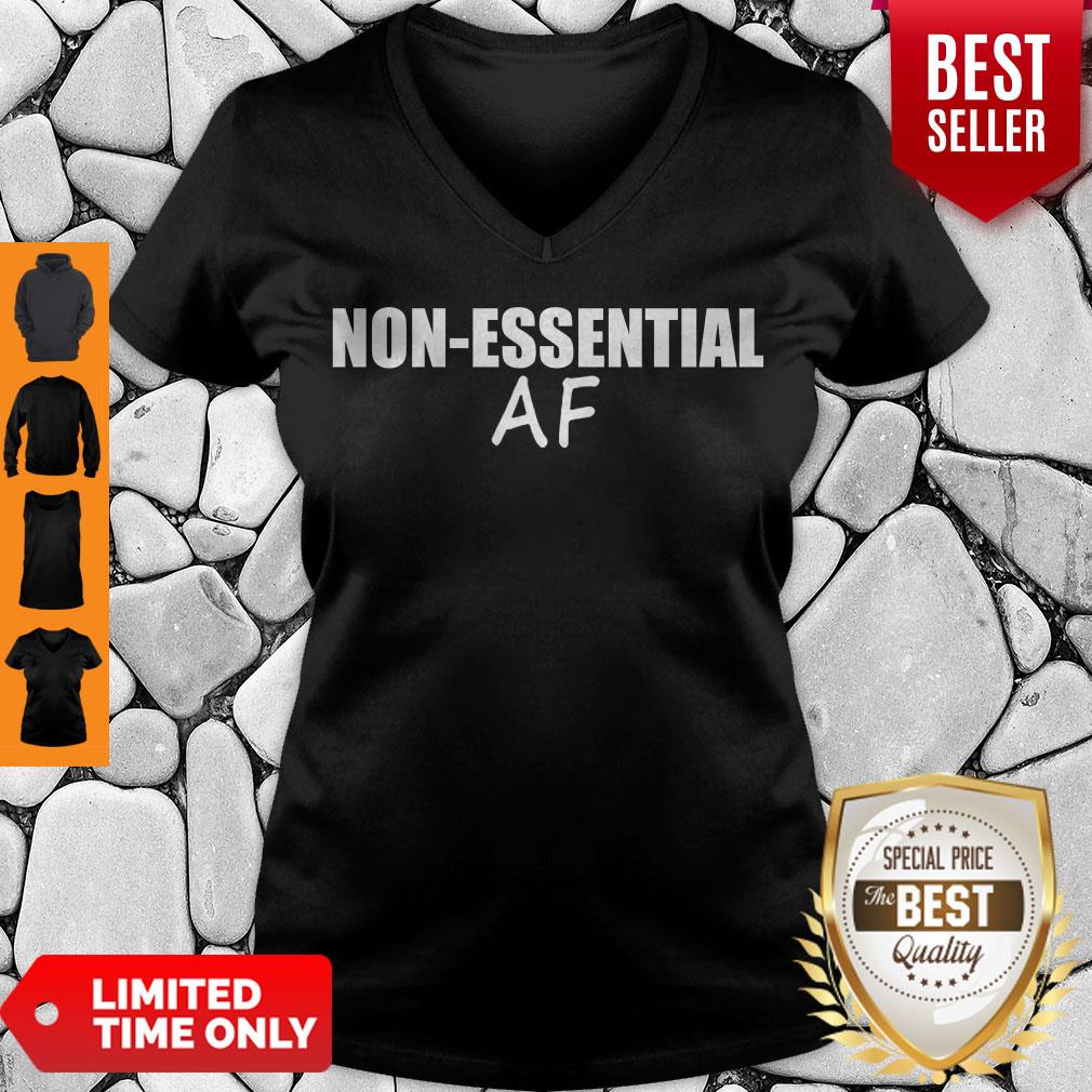 Nice Virus Pandemic Funny Non-Essential AF Shirt - Image 5