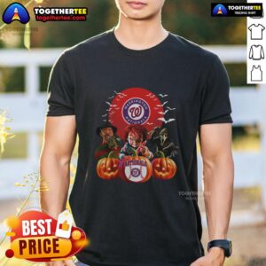 Happy Washington Nationals MLB Horror Movie Halloween T-Shirt