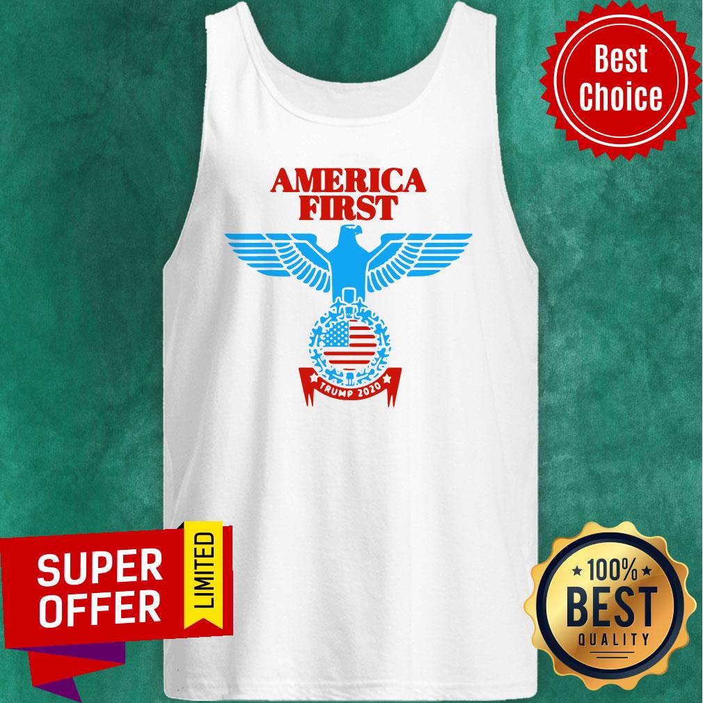 Funny America First Trump 2020 Shirt - Image 5