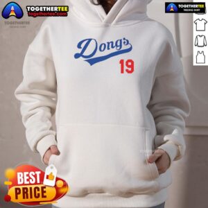 Alternative view of Official Dongs 19 LA Dodgers T-Shirt