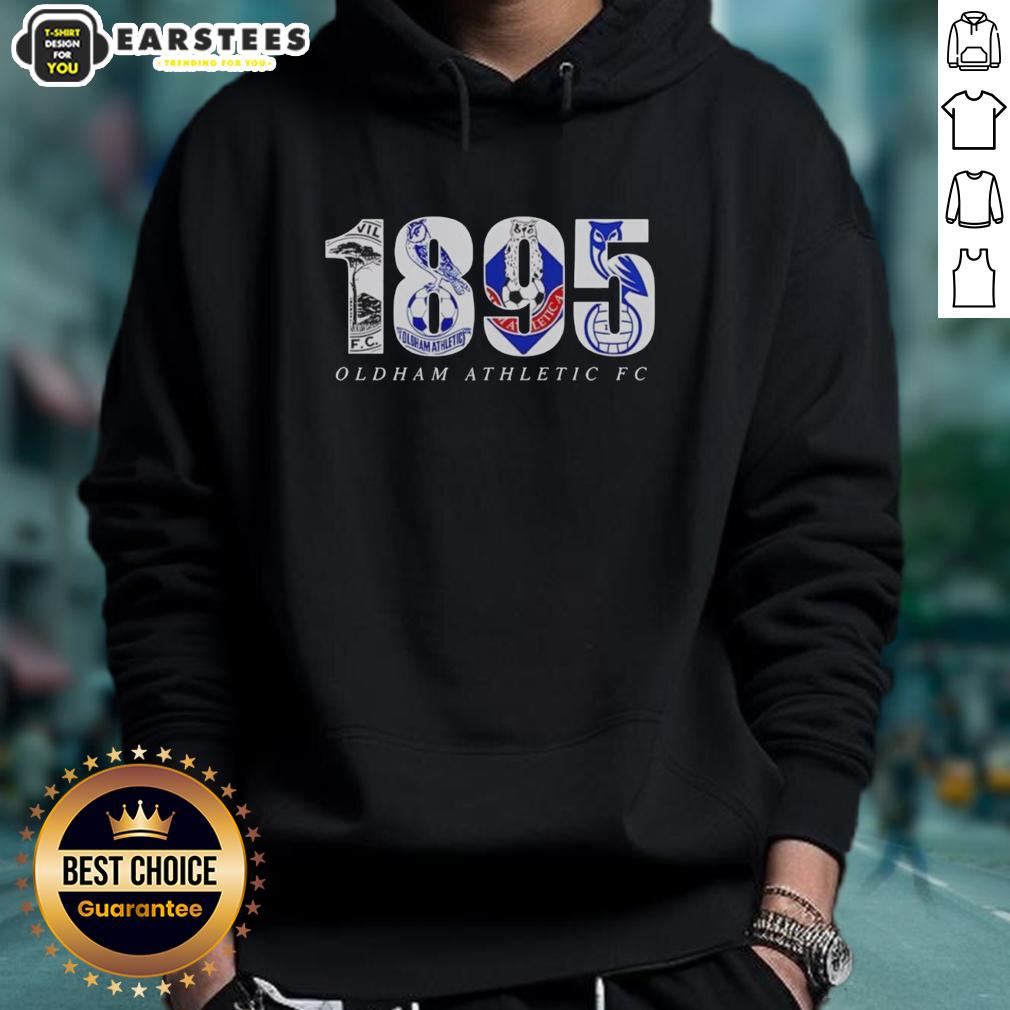 Official Oldham Adult Fc 1895 Logo T-Shirt - Image 2