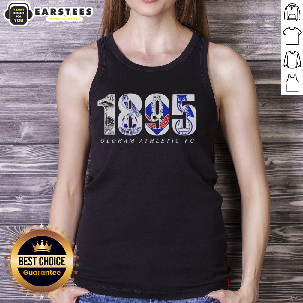 Official Oldham Adult Fc 1895 Logo T-Shirt - Image 4