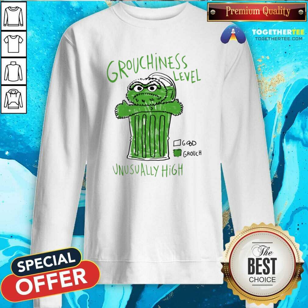 Official Unusually High Grouchiness Level T-Shirt - Image 4