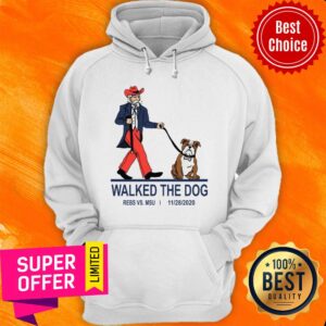 Alternative view of Awesome Walked The Dog Rebs Vs Msu Shirt