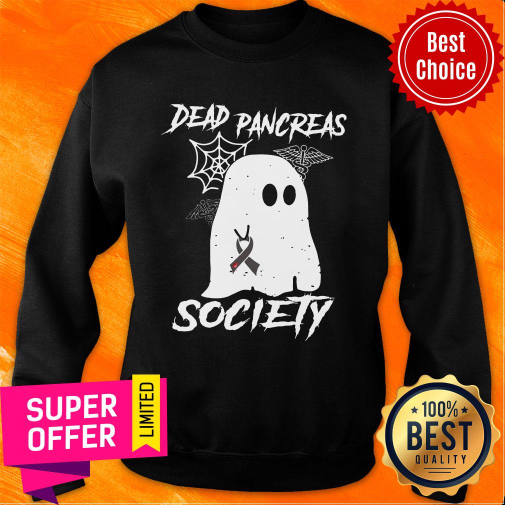 Ghost Dead Pancreas Society Nurse Shirt - Image 4