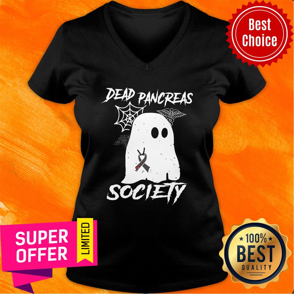 Ghost Dead Pancreas Society Nurse Shirt - Image 2